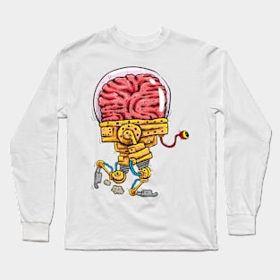 big brain covered by glass Long Sleeve T-Shirt